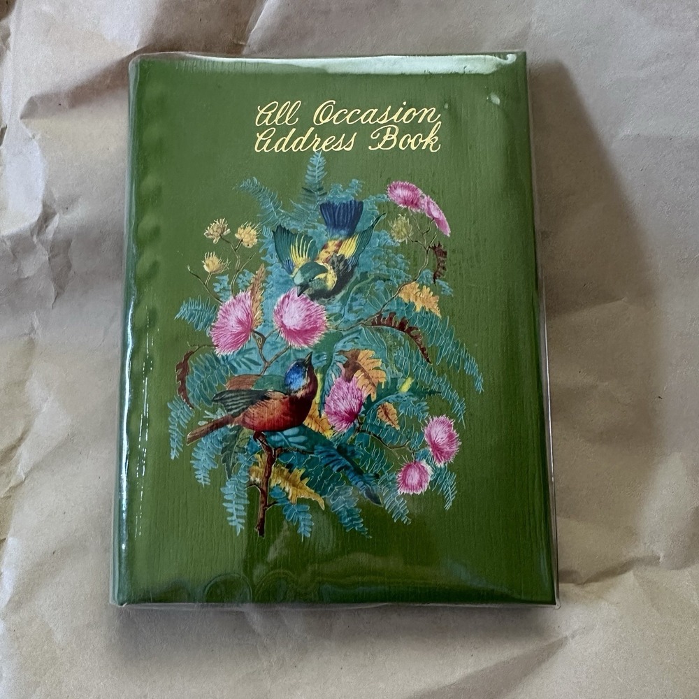 Vintage All Occasion Address Book Woolworth Birthdays Christmas Card List